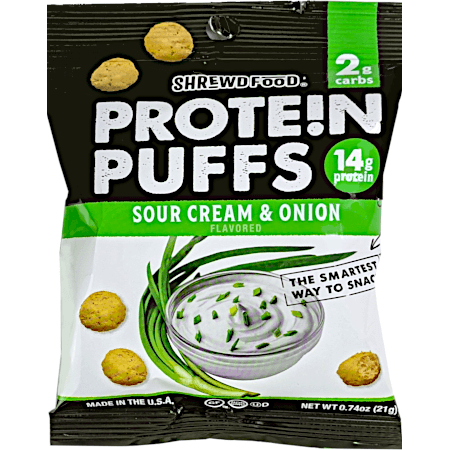 Protein Puffs - Sour Cream and Onion